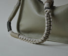 BRIOCHE BAG midi fern - light gold