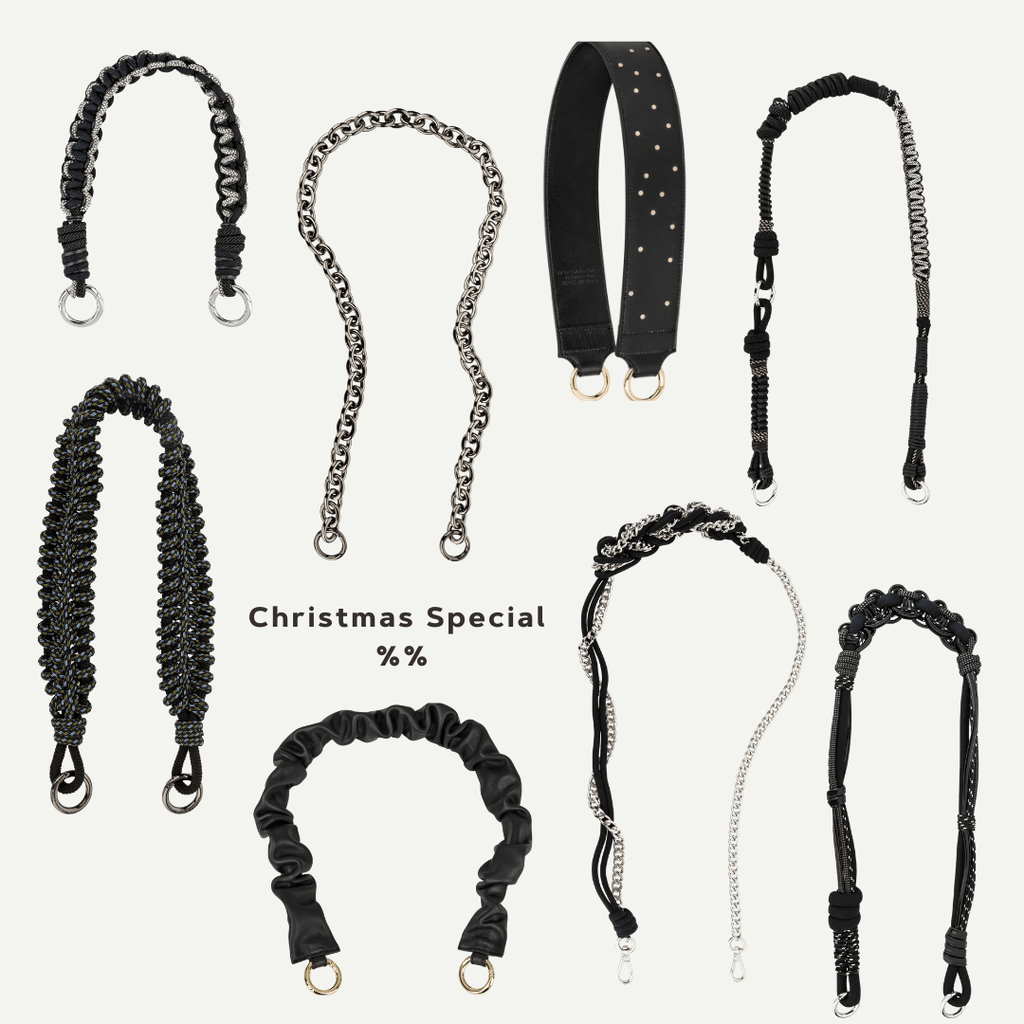 2 // BAG STRAPS - black - TIEFENBACHER LEHMANN