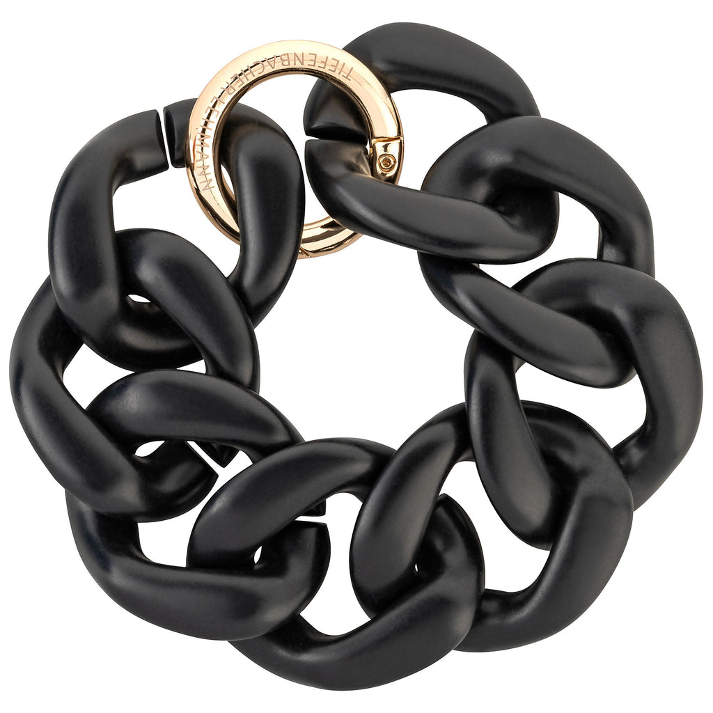 ACRYL BRACELET - Bologna maxi black matt - TIEFENBACHER LEHMANN