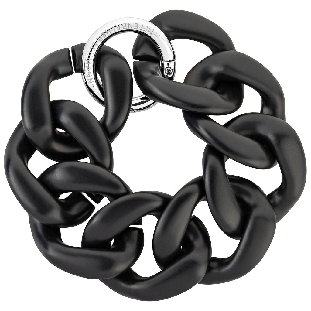 ACRYL BRACELET - Bologna maxi black matt - TIEFENBACHER LEHMANN