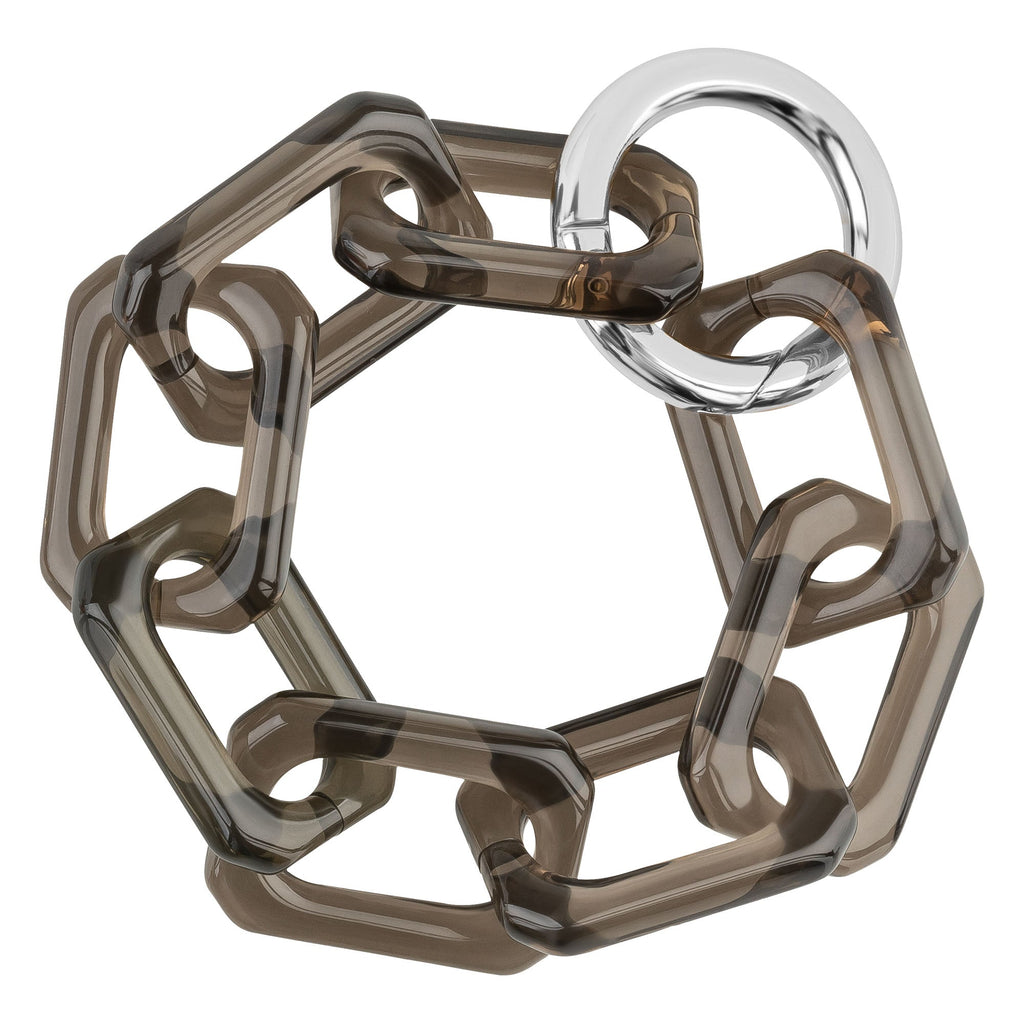 ACRYL BRACELET - Firenze petit fumée - TIEFENBACHER LEHMANN