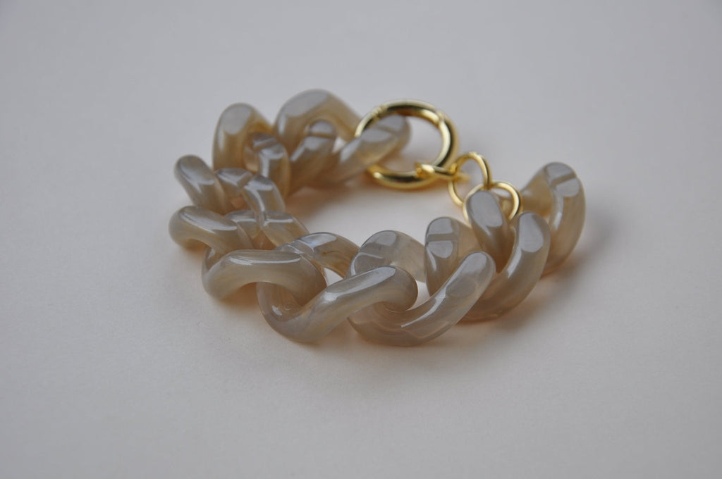 ACRYL BRACELET - Siena greige - TIEFENBACHER LEHMANN