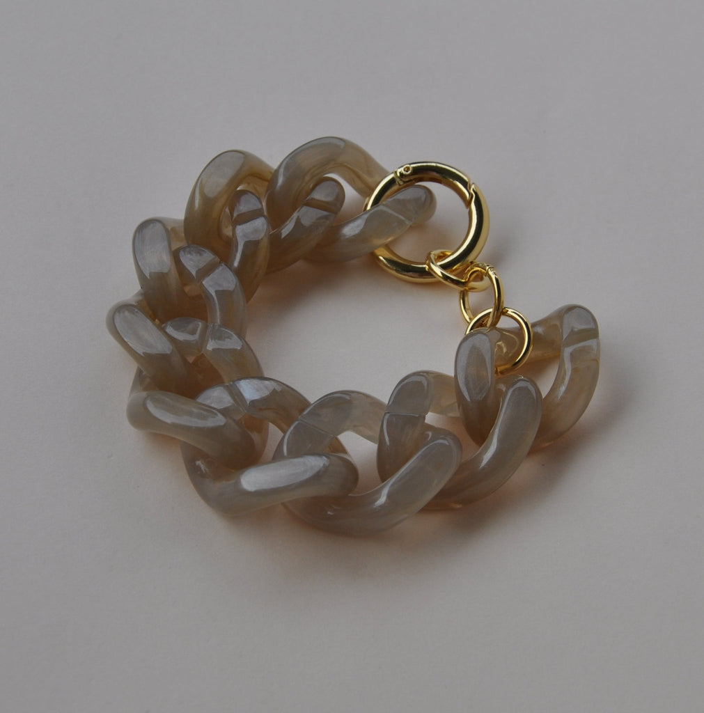 ACRYL BRACELET - Siena greige - TIEFENBACHER LEHMANN