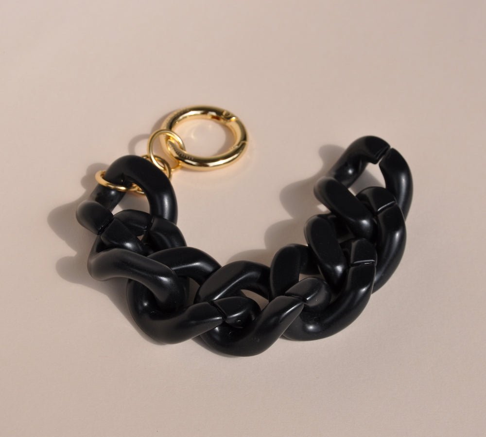 ACRYL BRACELET - Siena maxi black matt - TIEFENBACHER LEHMANN