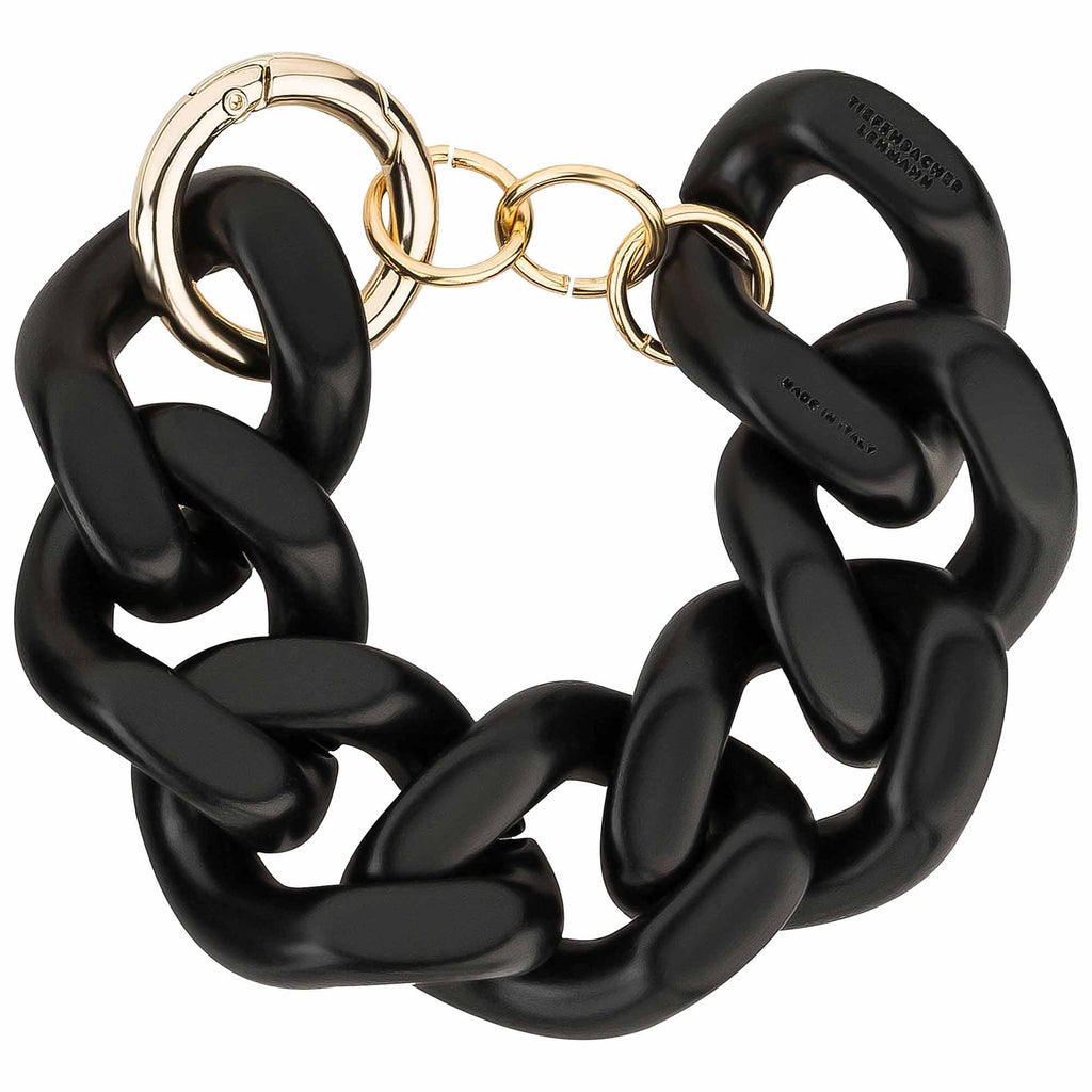 ACRYL BRACELET - Siena maxi black matt - TIEFENBACHER LEHMANN