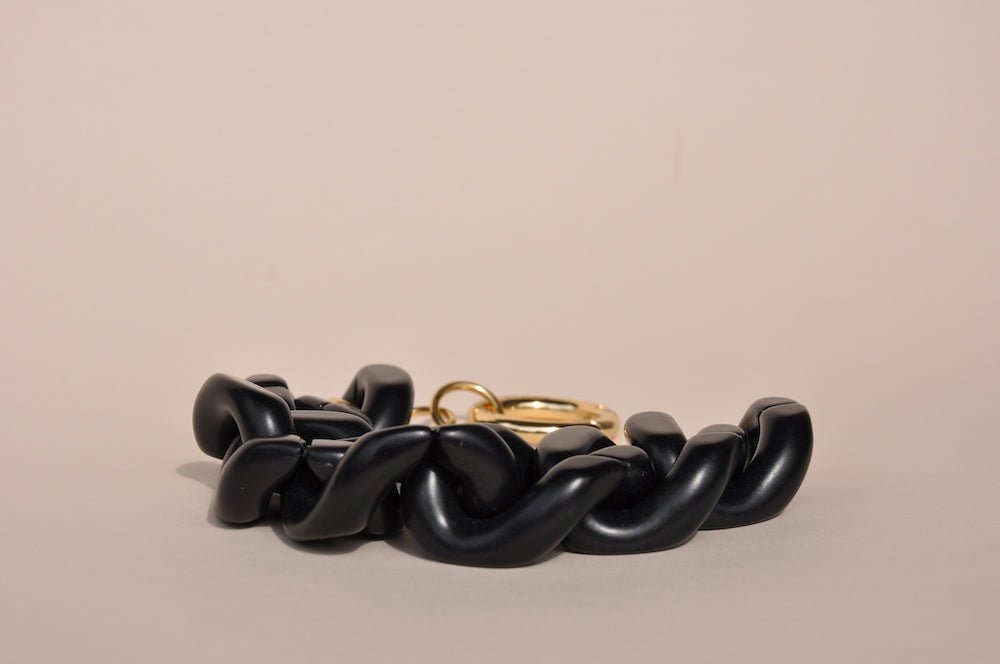 ACRYL BRACELET - Siena maxi black matt - TIEFENBACHER LEHMANN