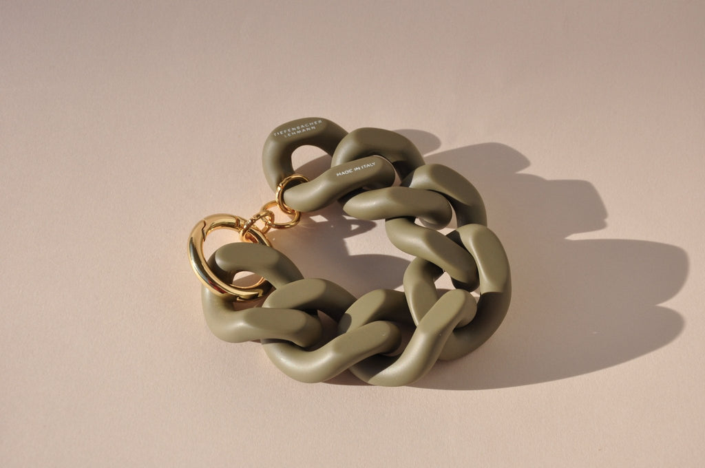 ACRYL BRACELET - Siena maxi laguna matt - TIEFENBACHER LEHMANN