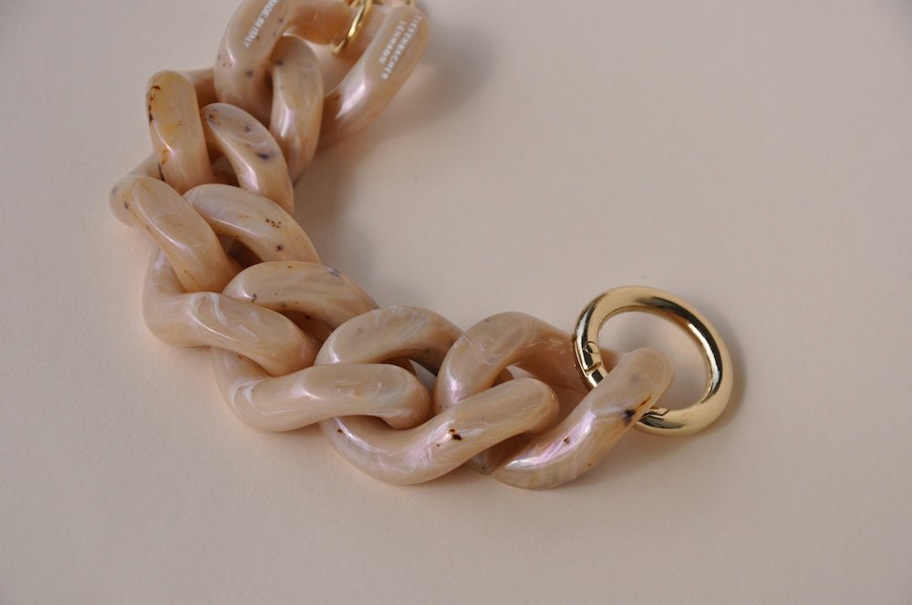 ACRYL BRACELET - Siena maxi poudre marble - TIEFENBACHER LEHMANN