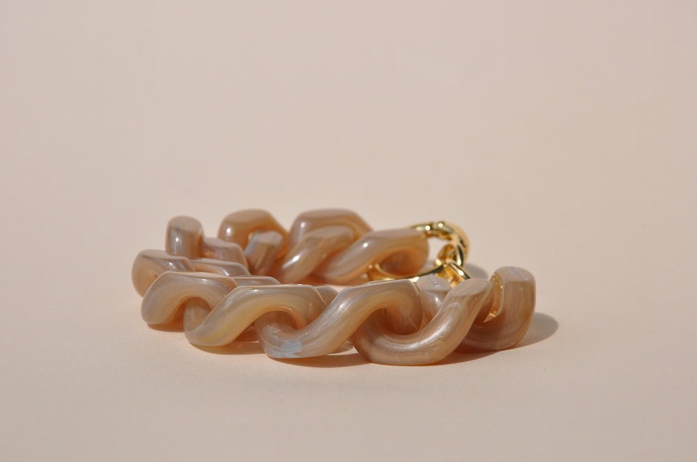ACRYL BRACELET - Siena nude - TIEFENBACHER LEHMANN