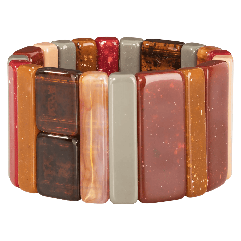 ACRYL BRACELET - Sticks burgundy - TIEFENBACHER LEHMANN