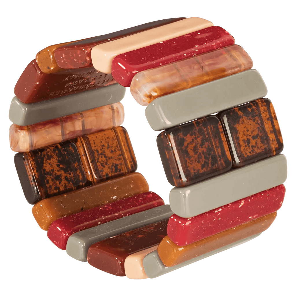 ACRYL BRACELET - Sticks burgundy - TIEFENBACHER LEHMANN