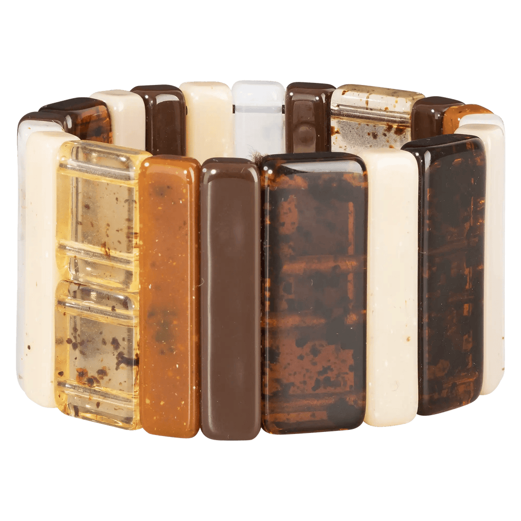 ACRYL BRACELET - Sticks chocolate - TIEFENBACHER LEHMANN