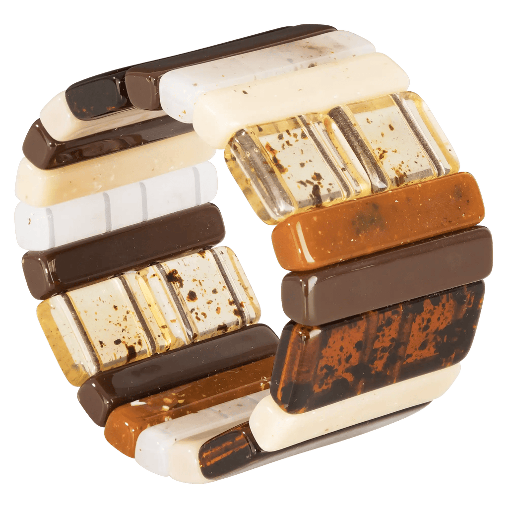 ACRYL BRACELET - Sticks chocolate - TIEFENBACHER LEHMANN