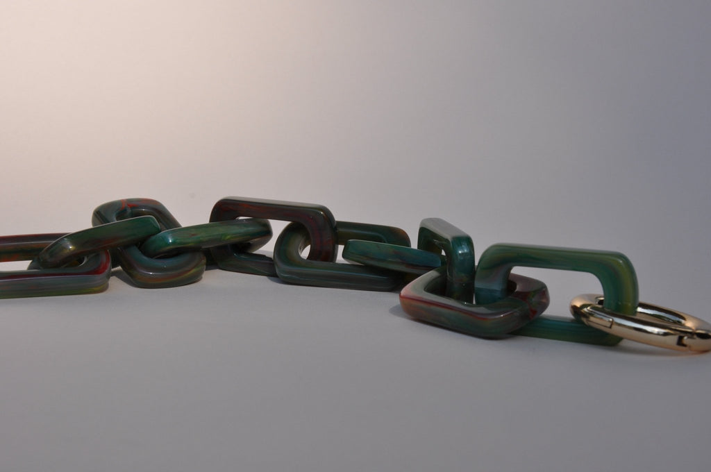 ACRYL CHAIN - Firenze petit green flexi - TIEFENBACHER LEHMANN