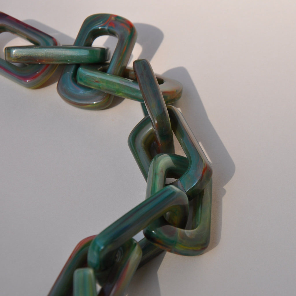 ACRYL CHAIN - Firenze petit green flexi - TIEFENBACHER LEHMANN