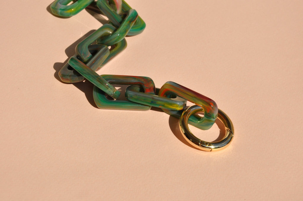 ACRYL CHAIN - Firenze petit green flexi - TIEFENBACHER LEHMANN