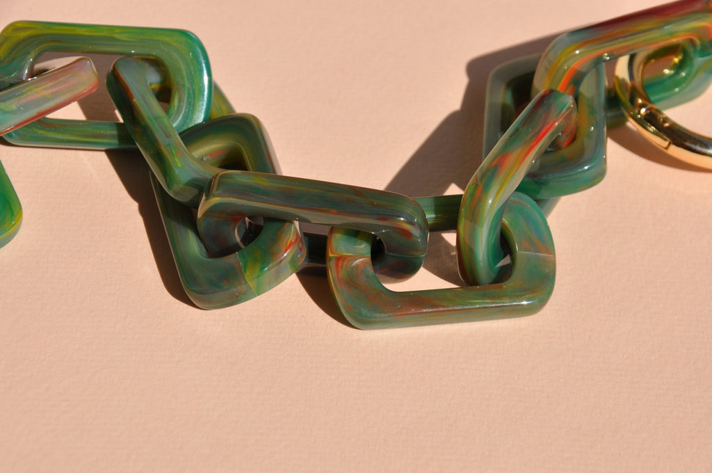 ACRYL CHAIN - Firenze petit green flexi - TIEFENBACHER LEHMANN