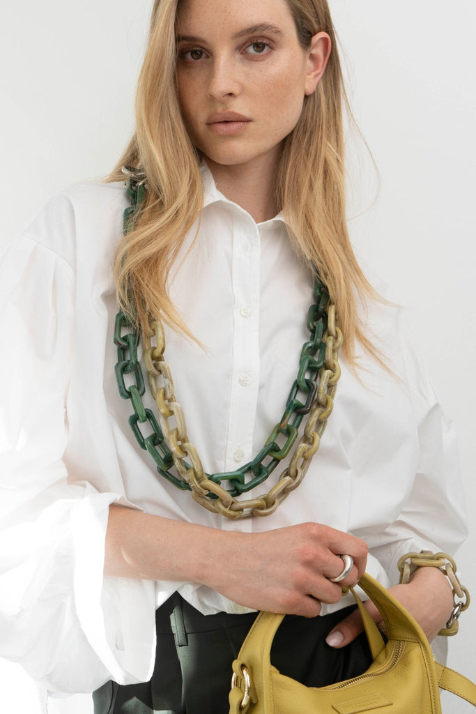 ACRYL CHAIN - Firenze petit green flexi - TIEFENBACHER LEHMANN