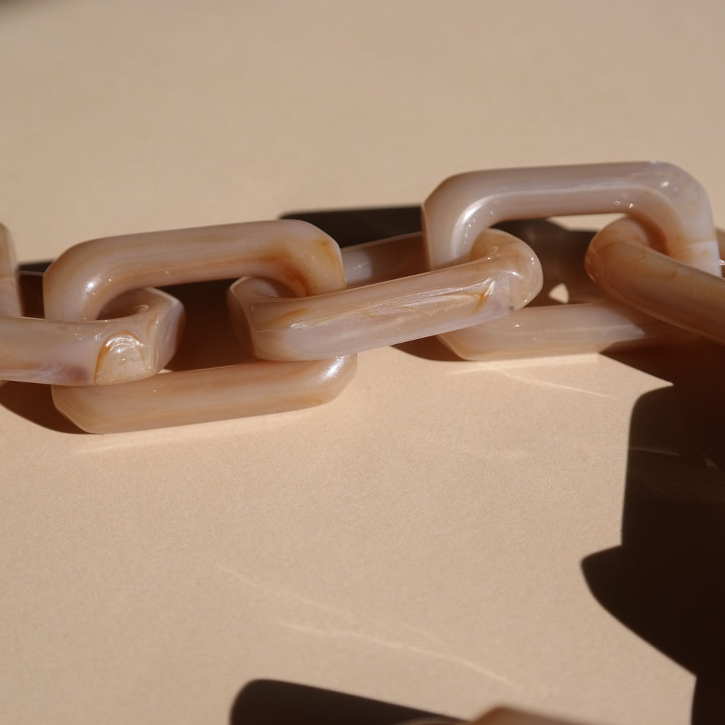 ACRYL CHAIN - Firenze petit marble sand flexi - TIEFENBACHER LEHMANN