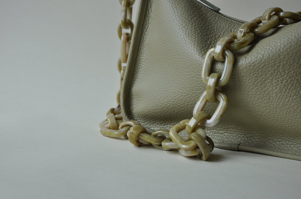 ACRYL CHAIN - Marseille fern flexi - BRIOCHE BAG maxi fern - TIEFENBACHER LEHMANN