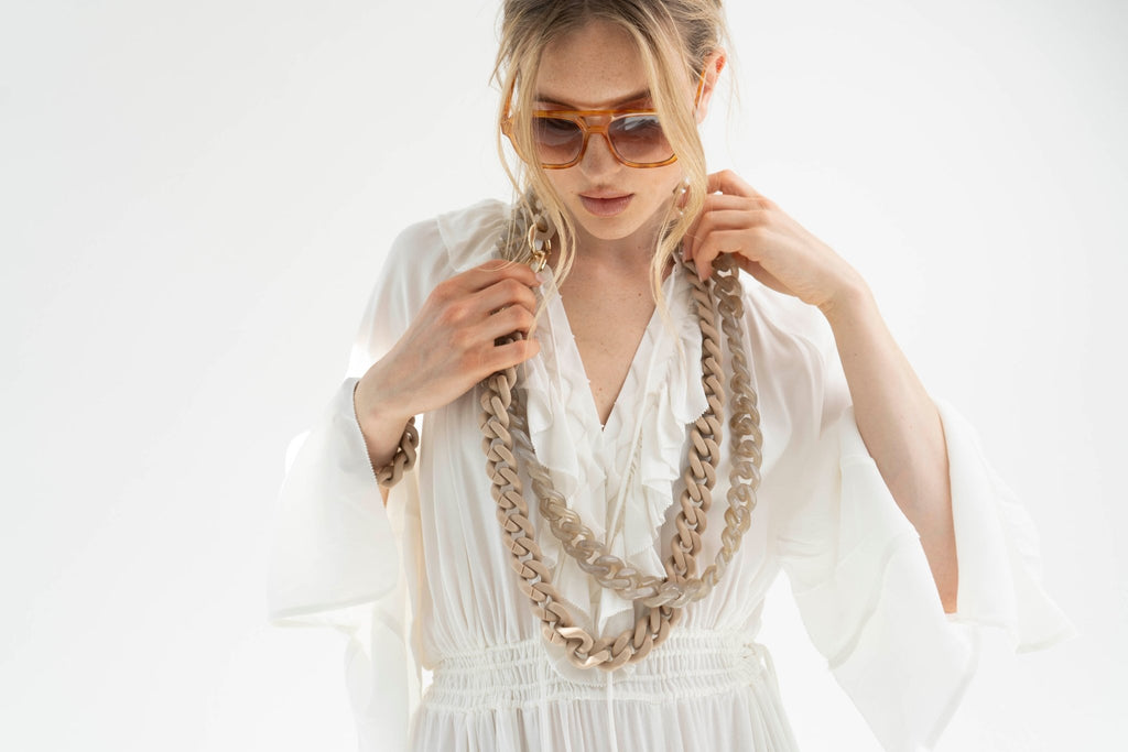 ACRYL CHAIN - Siena beige matt flexi - TIEFENBACHER LEHMANN