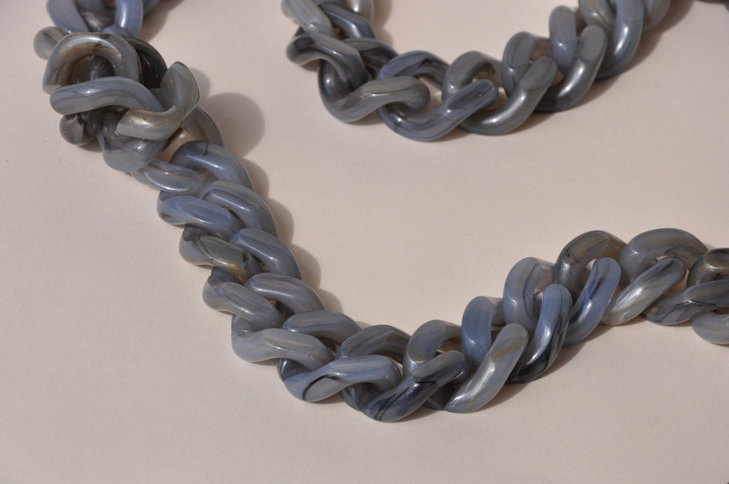 ACRYL CHAIN - Siena graphite flexi phone - TIEFENBACHER LEHMANN