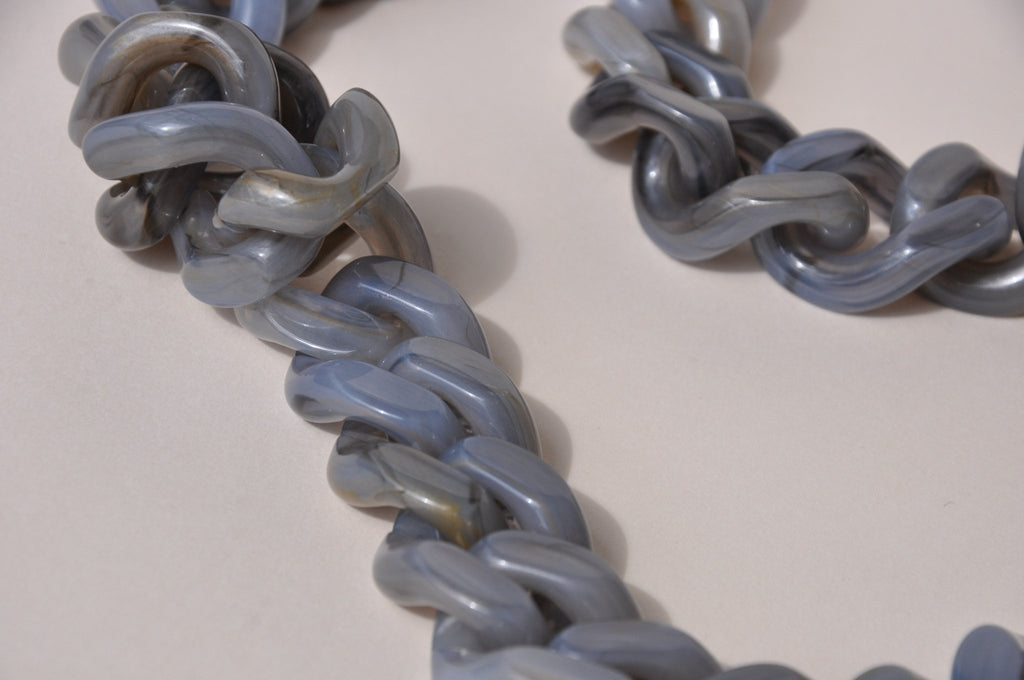 ACRYL CHAIN - Siena graphite flexi phone - TIEFENBACHER LEHMANN