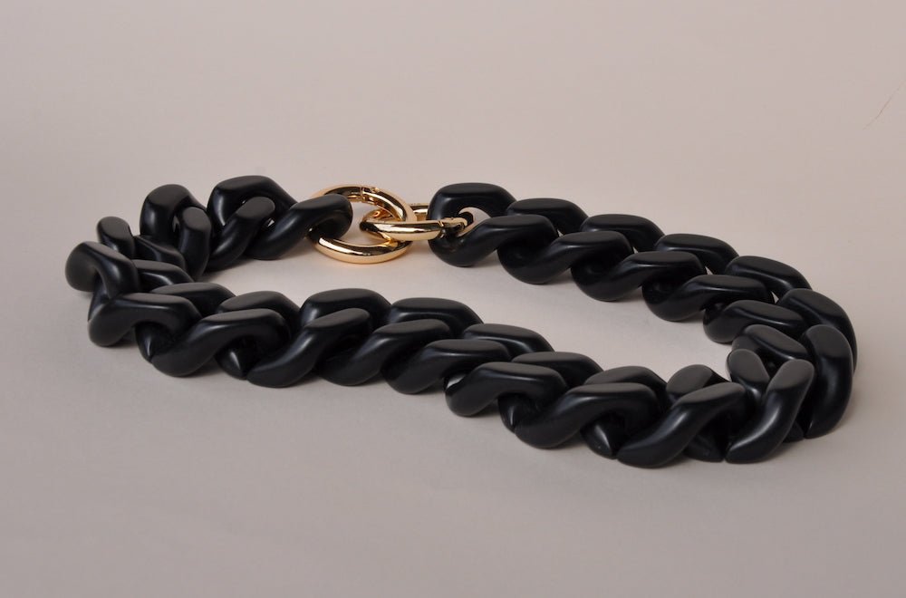 ACRYL CHAIN - Siena maxi black matt - TIEFENBACHER LEHMANN