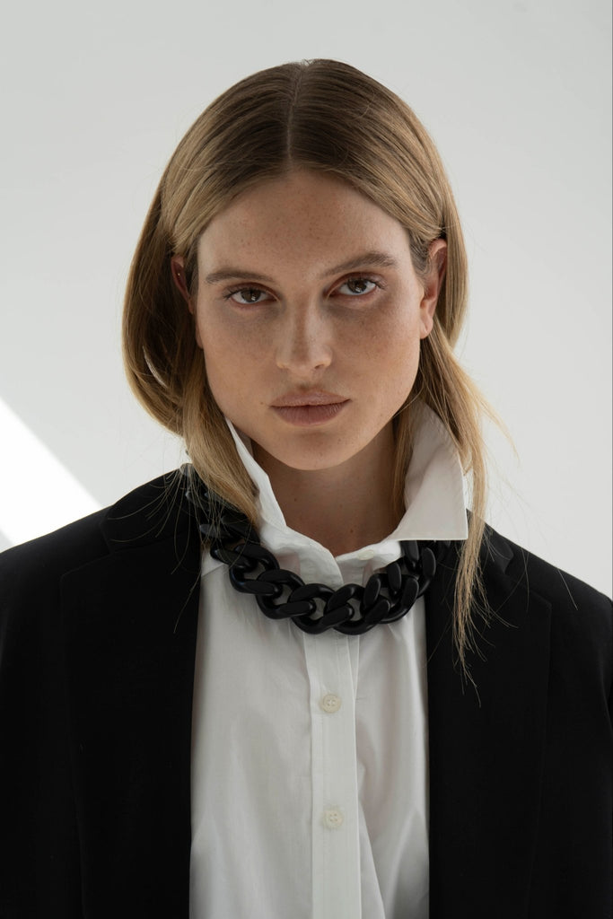 ACRYL CHAIN - Siena maxi black matt - TIEFENBACHER LEHMANN