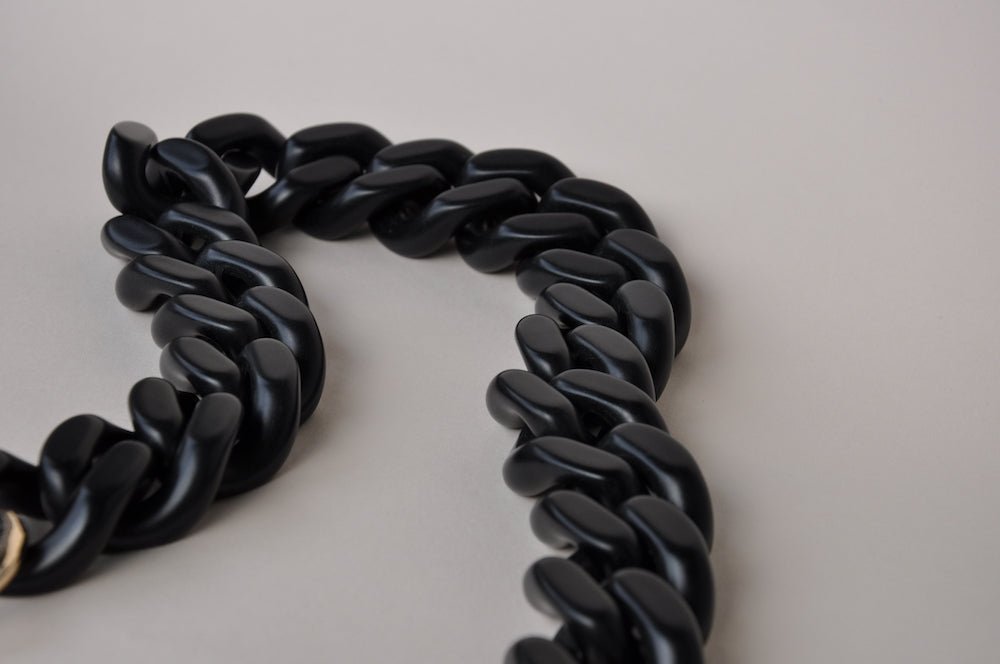 ACRYL CHAIN - Siena maxi black matt - TIEFENBACHER LEHMANN