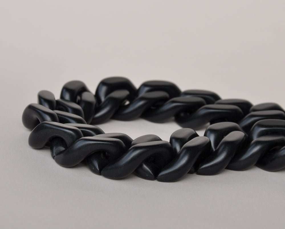 ACRYL CHAIN - Siena maxi black matt - TIEFENBACHER LEHMANN