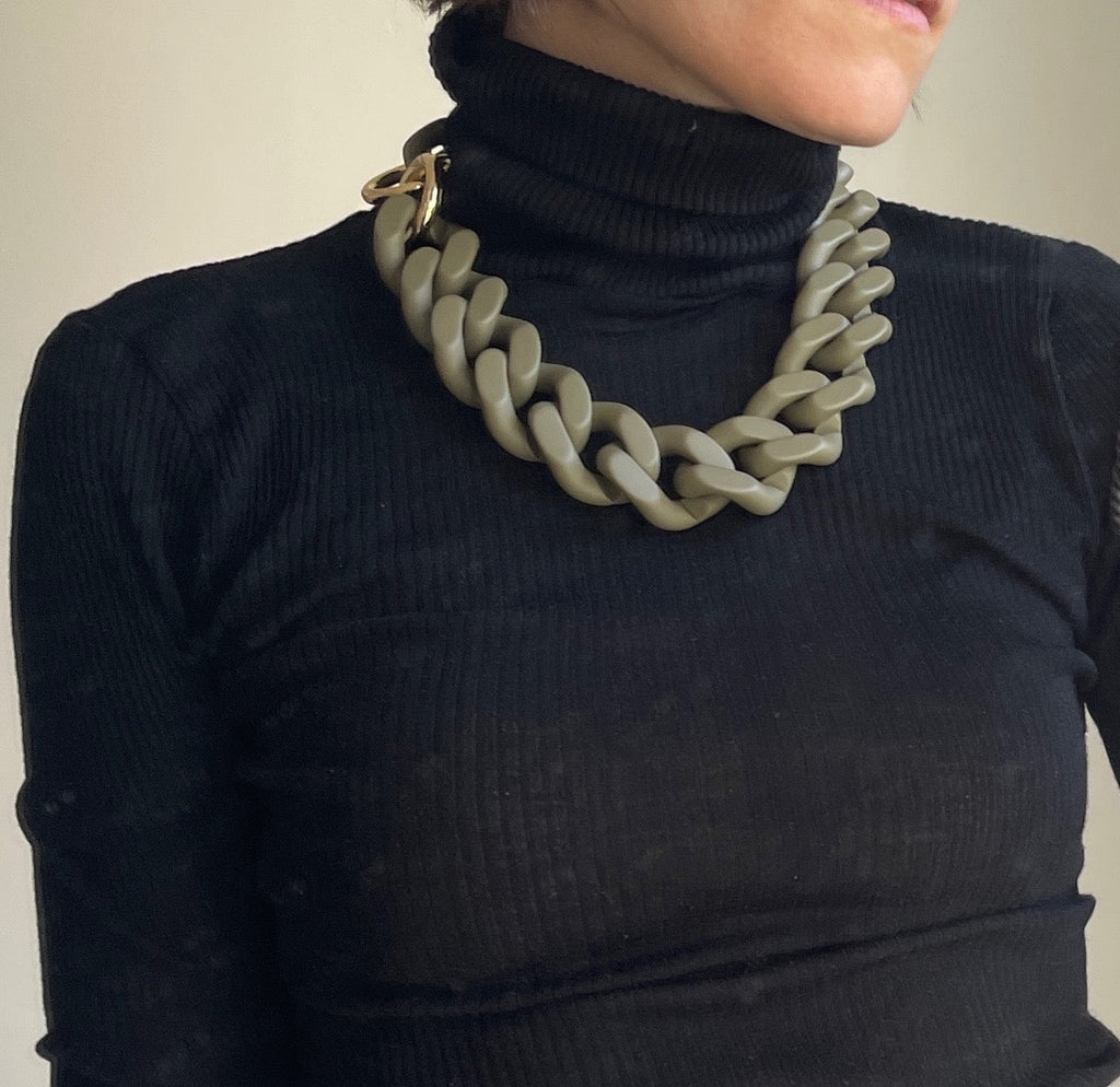 ACRYL CHAIN - Siena maxi laguna matt - TIEFENBACHER LEHMANN