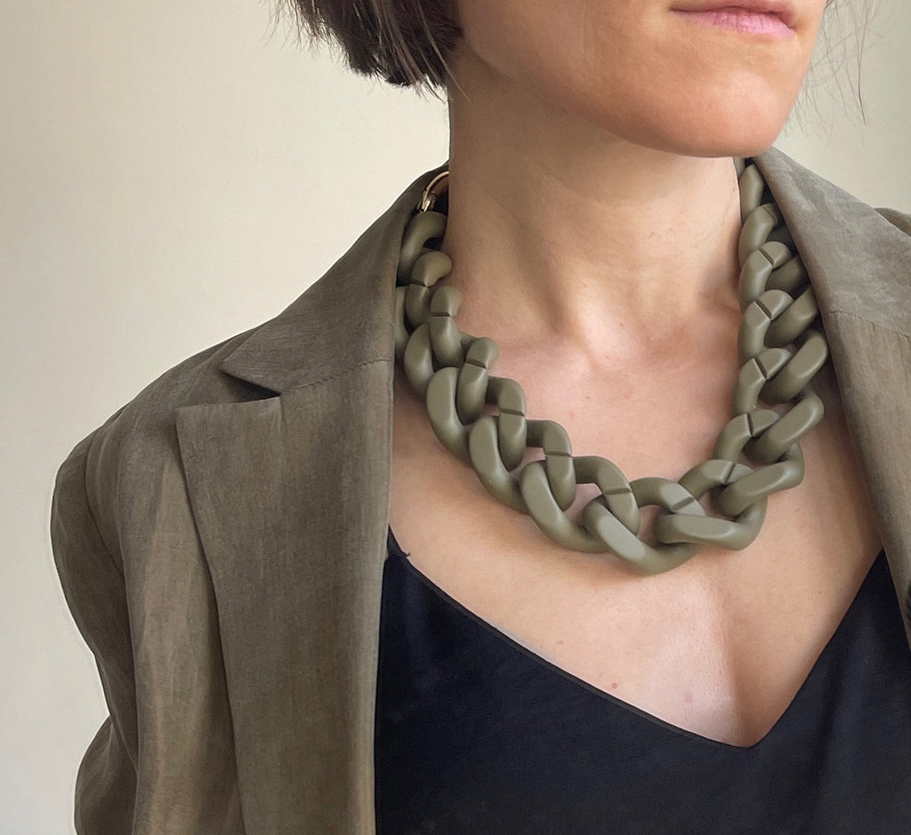 ACRYL CHAIN - Siena maxi laguna matt - TIEFENBACHER LEHMANN