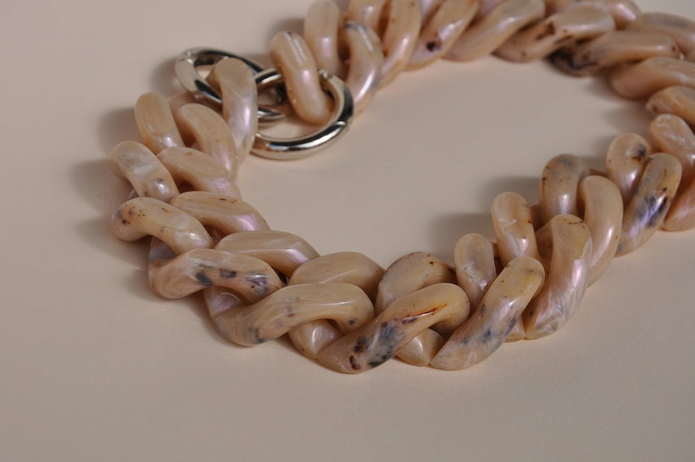 ACRYL CHAIN - Siena maxi poudre marble - TIEFENBACHER LEHMANN