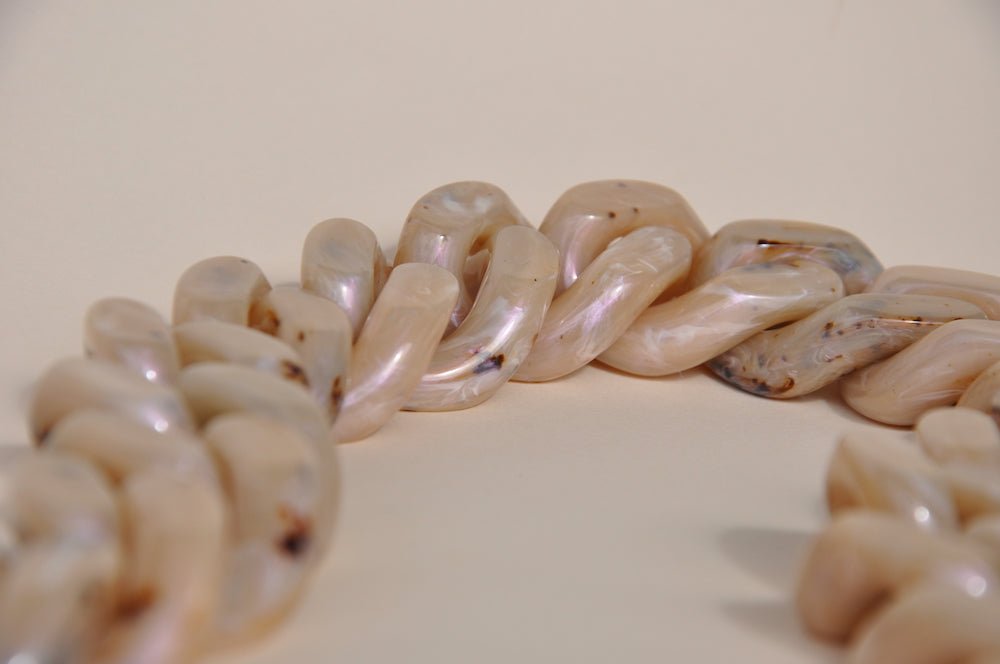ACRYL CHAIN - Siena maxi poudre marble - TIEFENBACHER LEHMANN