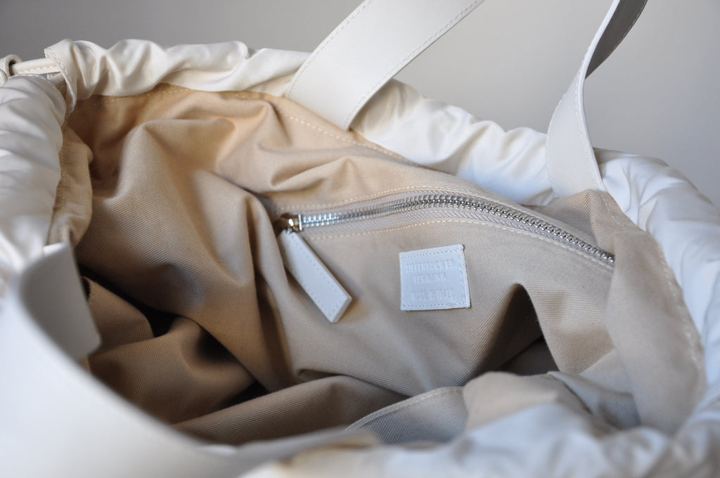 BACKPACK BAG nylon cream - TIEFENBACHER LEHMANN