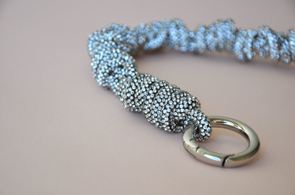 BAG CHAIN - Cannes black silver - TIEFENBACHER LEHMANN