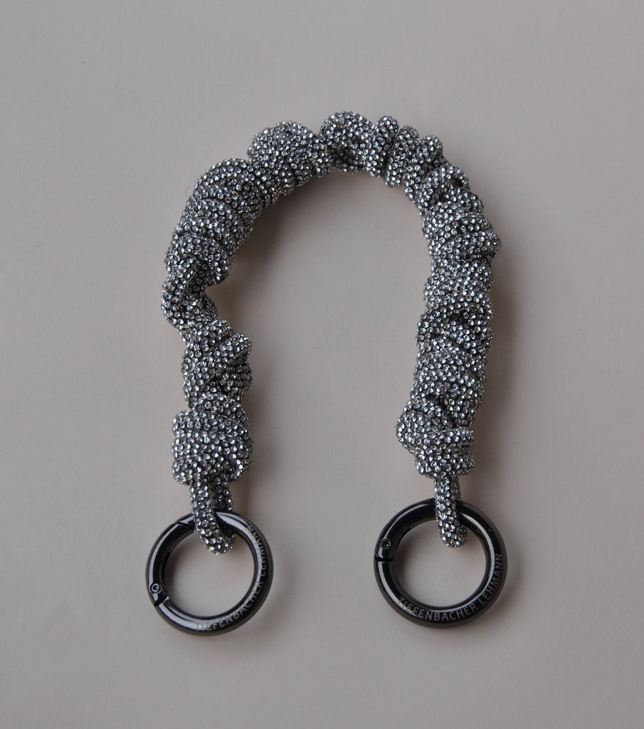 BAG CHAIN - Cannes black silver - TIEFENBACHER LEHMANN