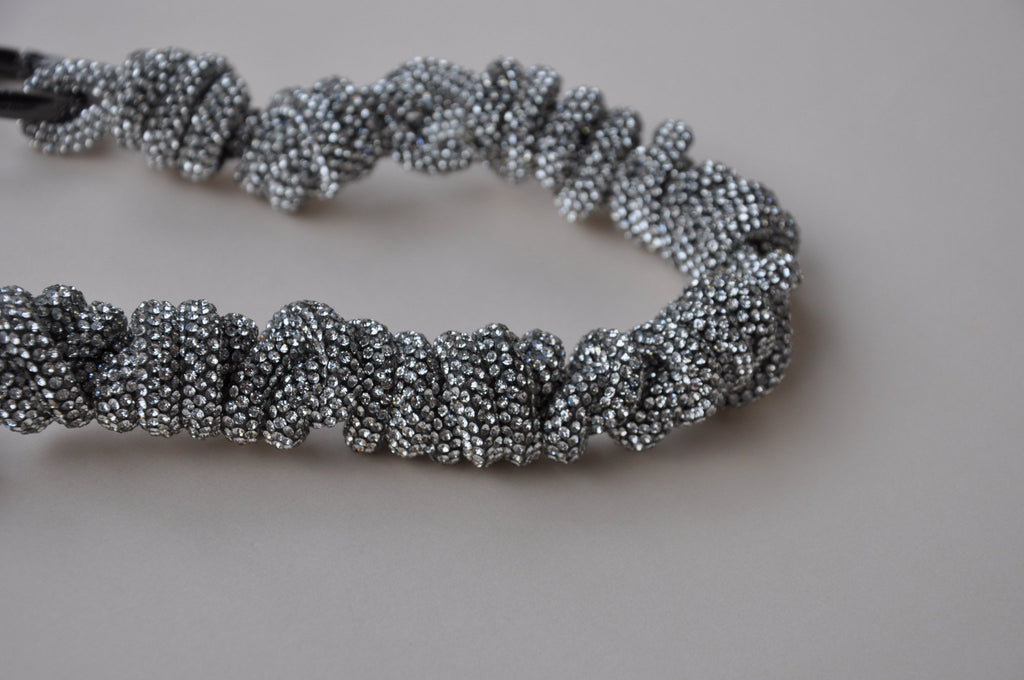 BAG CHAIN - Cannes black silver - TIEFENBACHER LEHMANN