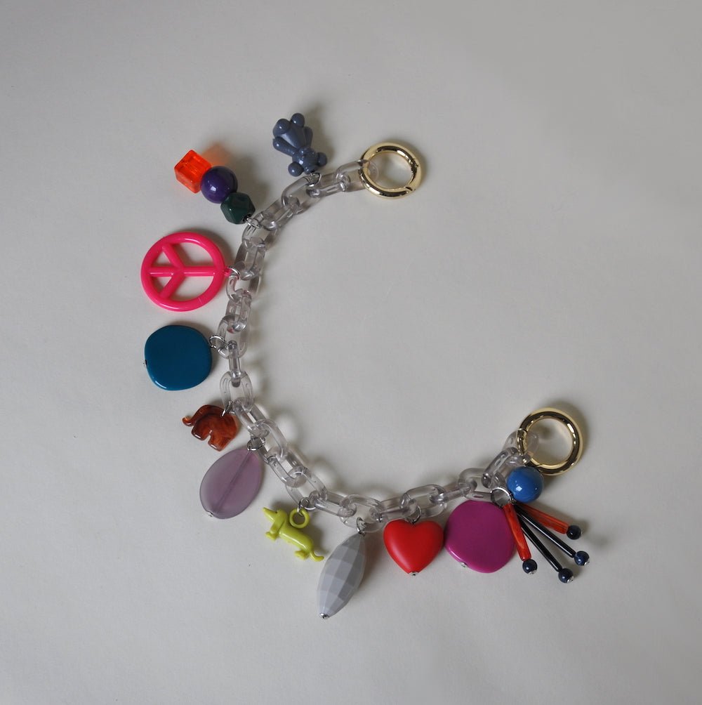 BAG CHAIN - Milano charms long - choose your hardware - TIEFENBACHER LEHMANN