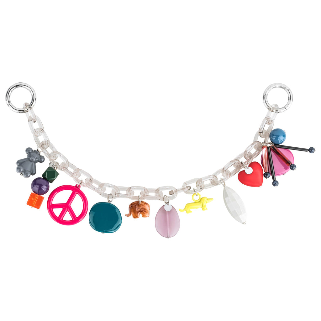 BAG CHAIN - Milano charms long - full length view - TIEFENBACHER LEHMANN