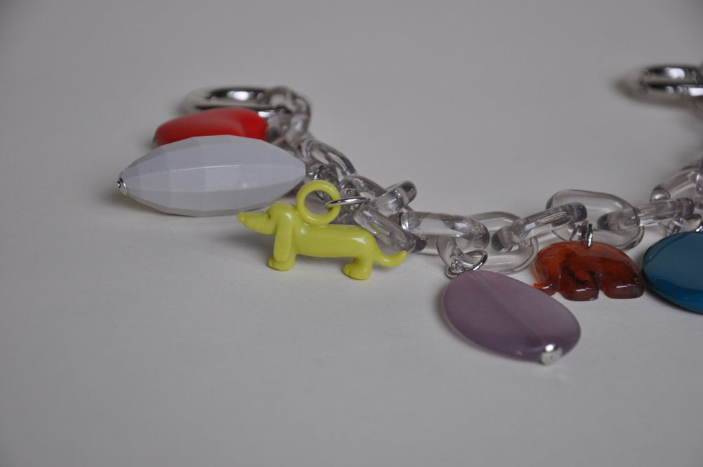 BAG CHAIN - Milano charms short - close up - TIEFENBACHER LEHMANN