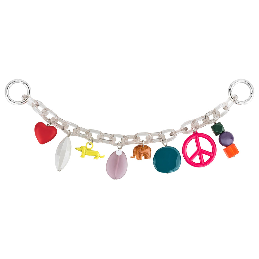 BAG CHAIN - Milano charms short - full length view - TIEFENBACHER LEHMANN