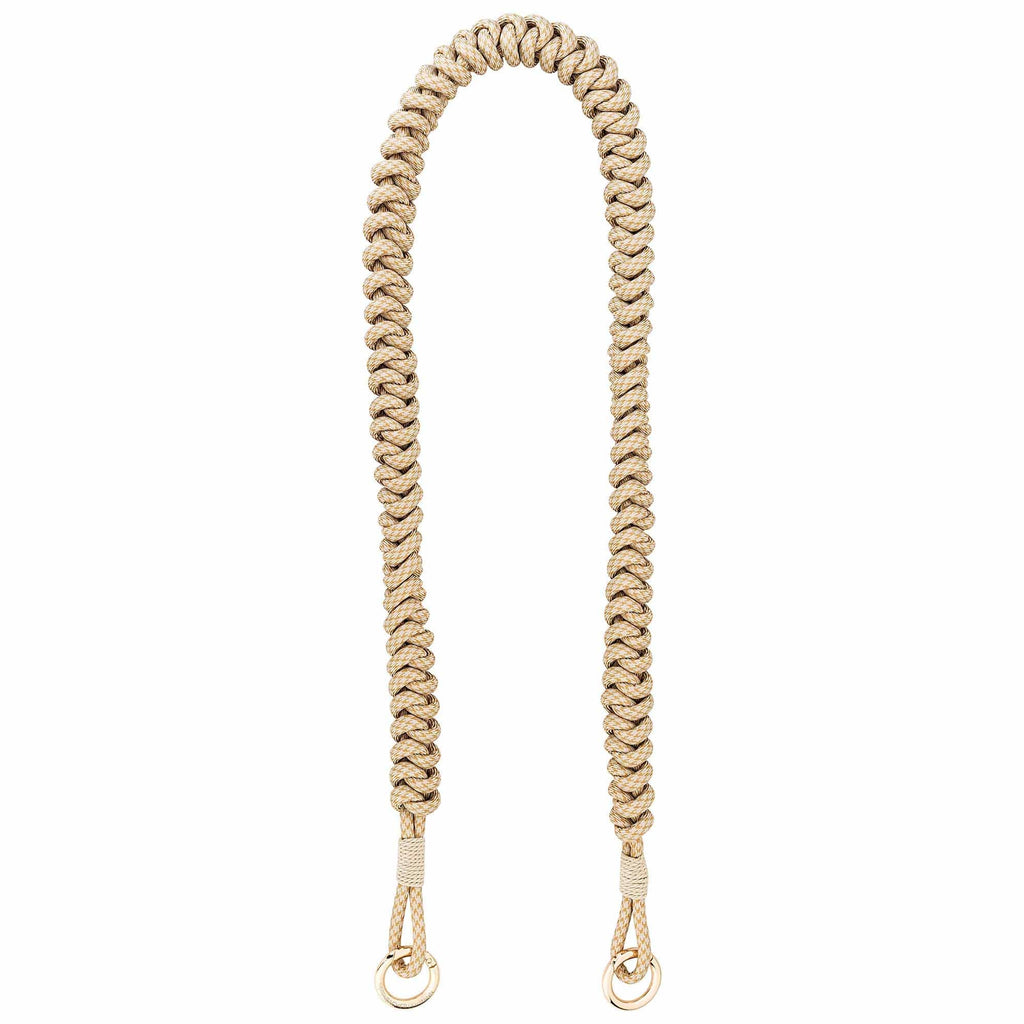 BAG STRAP - Amsterdam sand crossbody - full length view - TIEFENBACHER LEHMANN