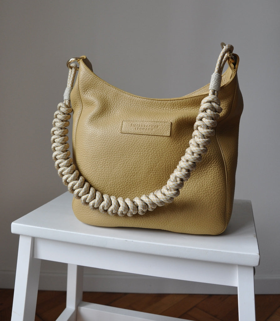 BAG STRAP - Amsterdam sand short - SHOPPING BAG midi - TIEFENBACHER LEHMANN