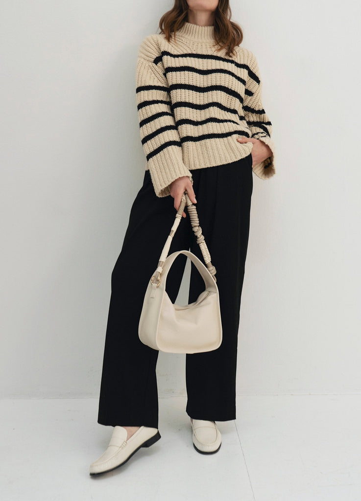 BAG STRAP - Barcelona cream flexi - BRIOCHE BAG cream - TIEFENBACHER LEHMANN