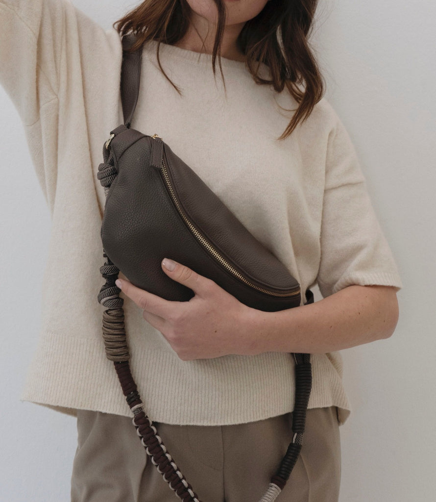 BAG STRAP - Barcelona fango flexi - HIP BAG midi - TIEFENBACHER LEHMANN