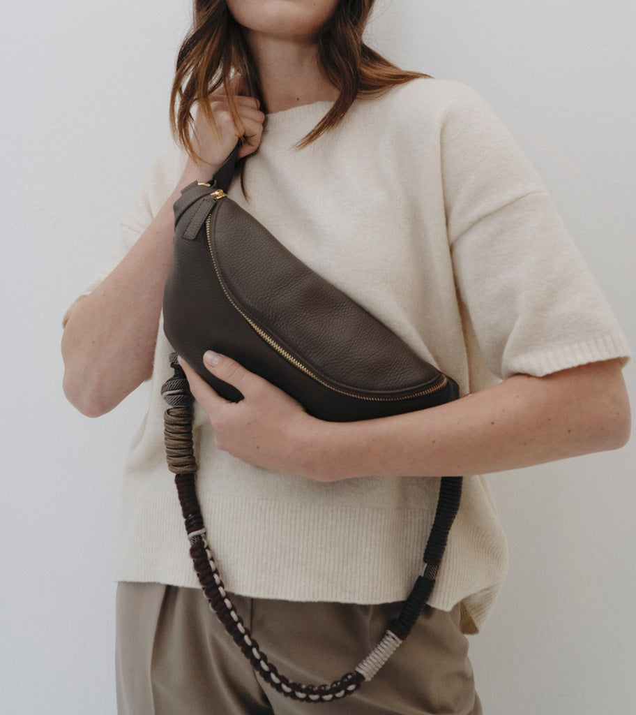 BAG STRAP - Barcelona fango flexi - HIP BAG midi - TIEFENBACHER LEHMANN