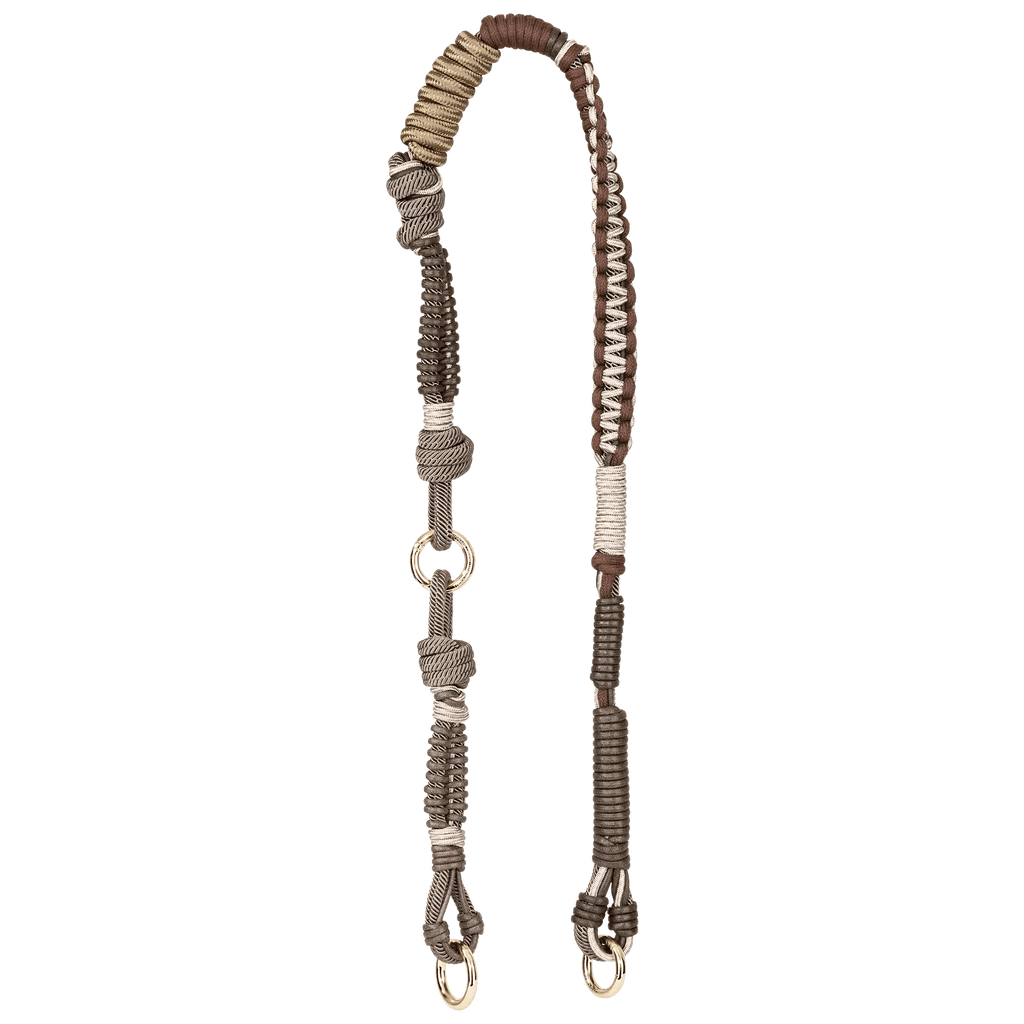 BAG STRAP - Barcelona fango flexi - full length view - use micro strap also as key chain - TIEFENBACHER LEHMANN