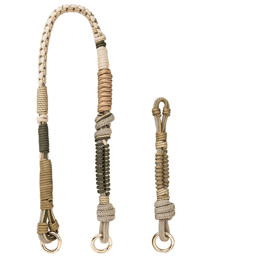 BAG STRAP - Barcelona fern flexi - use micro strap also as key chain - TIEFENBACHER LEHMANN